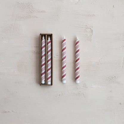 Flameless LED Taper Candles with 6 Hour Timer in Box, Set of 2